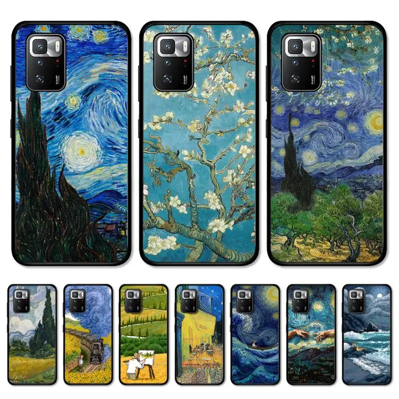

Смартфон Van Gogh для Redmi 5 6 7 8 9 A 5plus K20 4X S2 GO 6 K30 pro