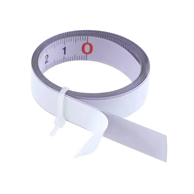 

2023 Stainless Steel Miter Track Tape Measure Self Adhesive Metric Scale Ruler Rust-Proof Durable And Wear-Resistan Ruler 1-3m
