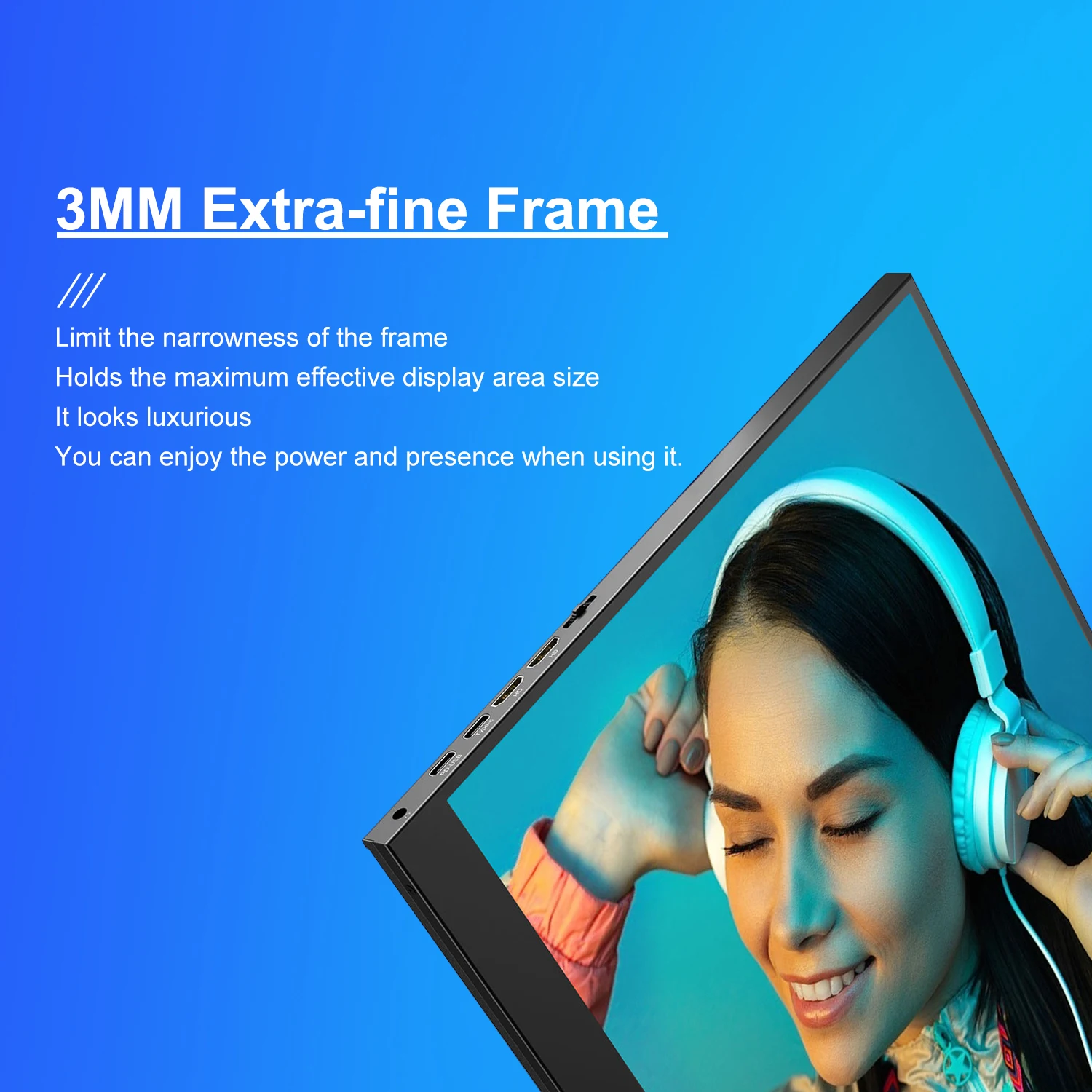 portable monitor 16 2560x1600 2k hdr gaming monitor laptop computer display hdmi usb c ips screen ultra slim for pc mac ps 4 5 free global shipping