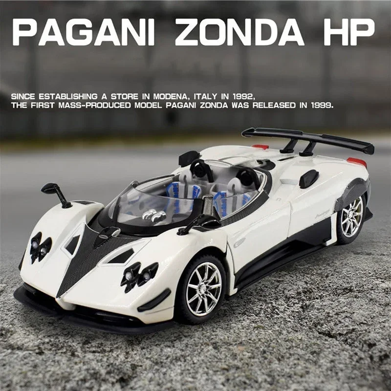 1:24 Pagani Zonda HP Barchetta модель спортивного автомобиля из сплава литье под давлением