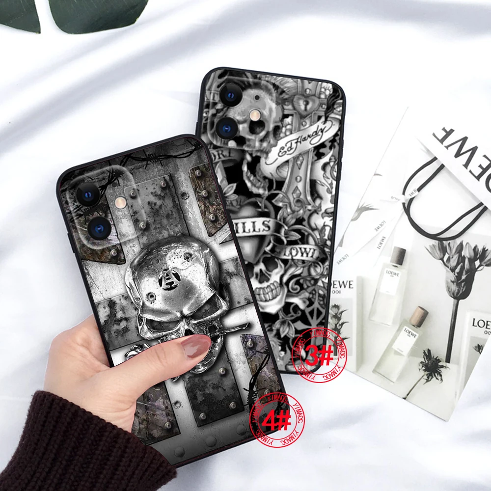 Мягкий чехол 2C Grim Reaper Skull Skeleton для Xiaomi Mi A1 A2 A3 9T Pro Poco F1 F2 F3 GT M2 M3 M4 M5 C40 X2 X3 NFC X4 pro