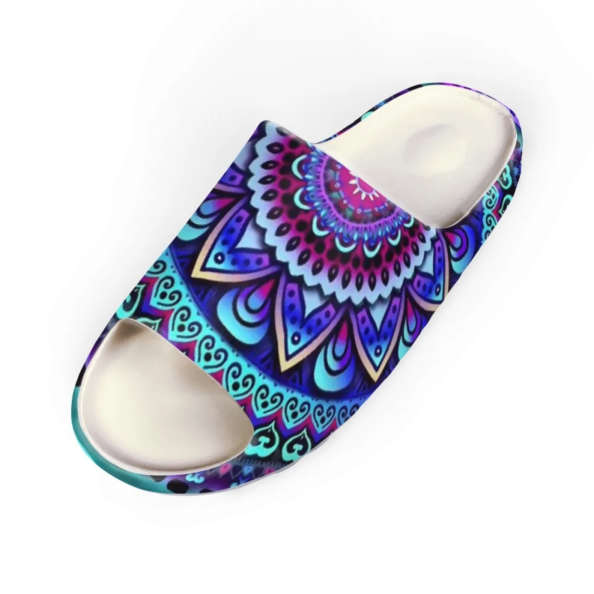 Nopersonality Colorful Mandala Flowers Women's Summer Sandals New Fashion Home Slippers Comfortable Flat Bathroom Sandalias De