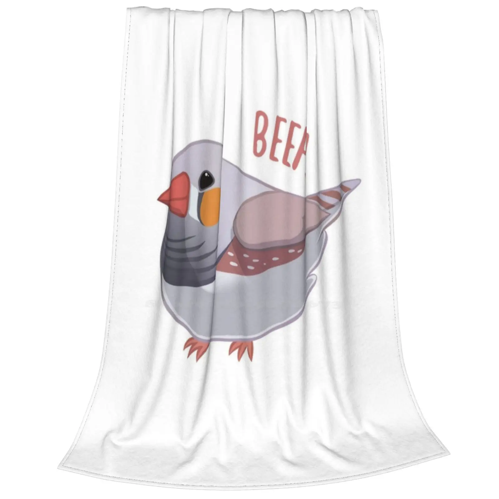 Новое модное мягкое теплое одеяло Zebra Finch с новым принтом красивое изображением