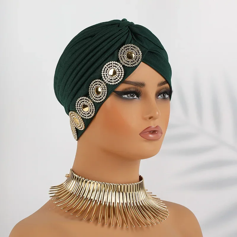 Африканские головные уборы с бриллиантами химиотерапевтическая шапка женский