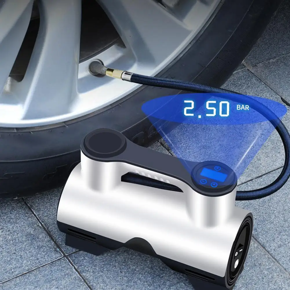 

Portable Car Air Pump Electric Tire Inflator Pump 12v Digital Air Compressor Auto Tyre Pumb For Automobile Motorcycle Bicyc O5t5