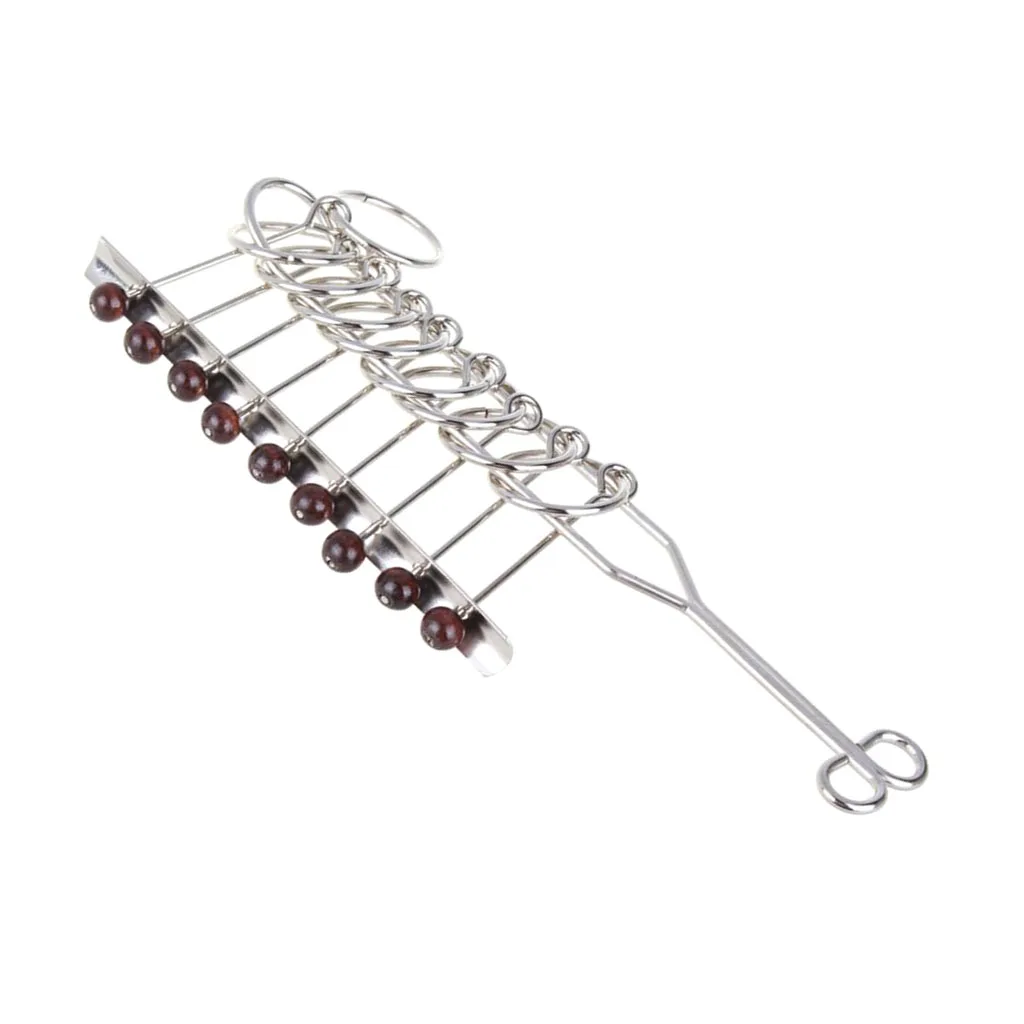 

Chinese Classical Toy Metal 9 Linked Rings Puzzle Toy for Kids