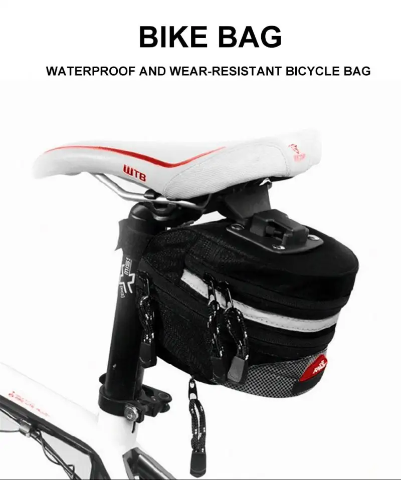 

NYLON bicycle bag Waterproof Bike Frame Front Tube Bags сумка для велосипеда MTB Road bike Back pack Bicycle Accesories