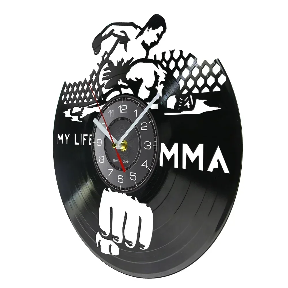 Виниловые часы My Life MMA с изображением боевых искусств