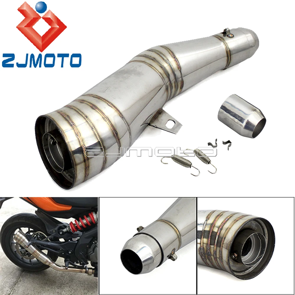 

Универсальная установка, выхлопной глушитель для мотоцикла 38-51 мм, трубы для уличного спорта, гоночного мотоцикла, скутера, выхлопной глушитель