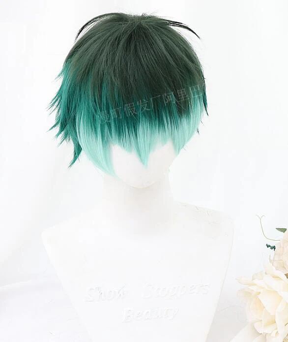 Парик для косплея, термостойкий для мужчин и женщин, с микрофоном, термостойкий, с разделением «рэп» и «гипнозом», для вечевечерние