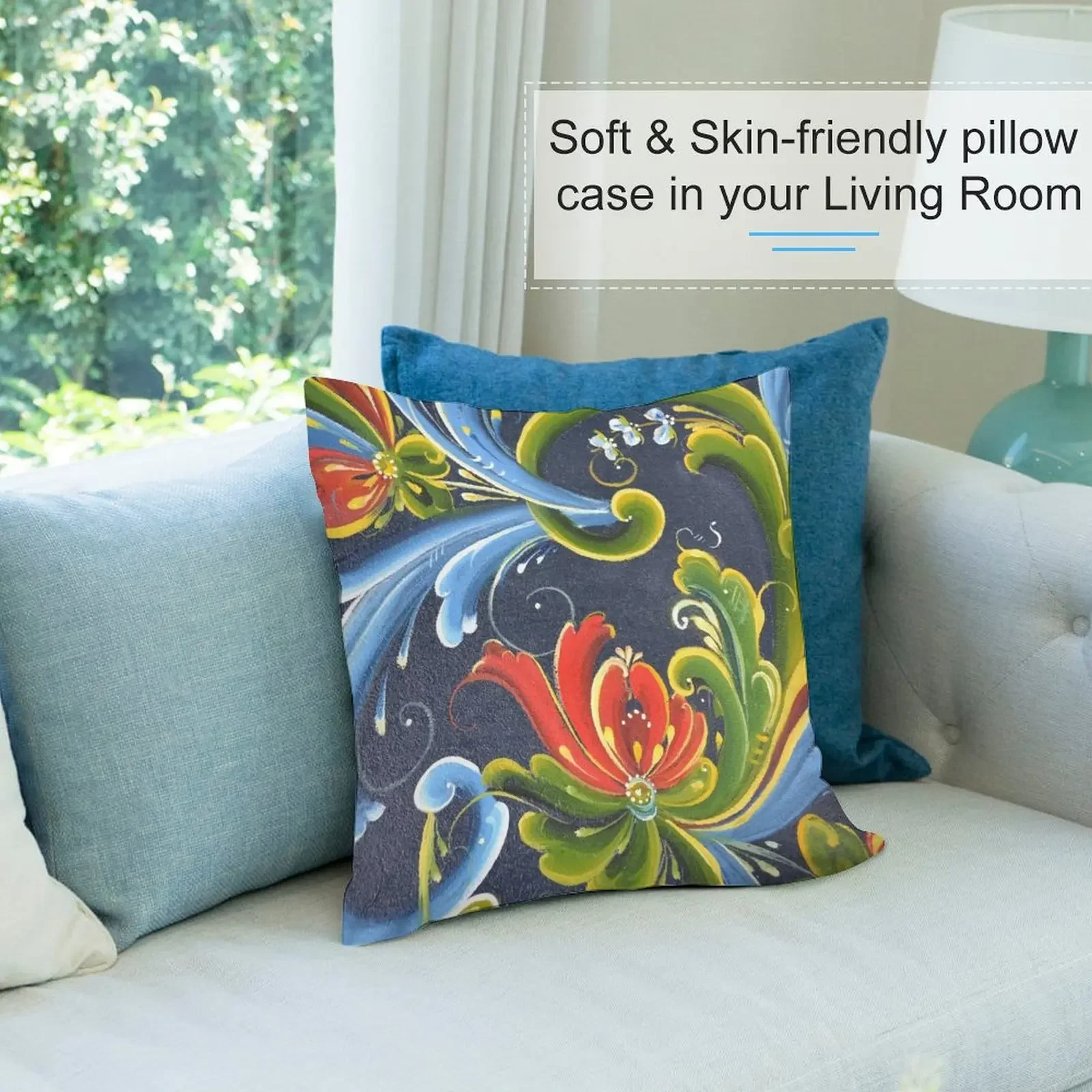 Telemark Rosemaling из Норвегии декоративная подушка чехлы для диванов гостиной