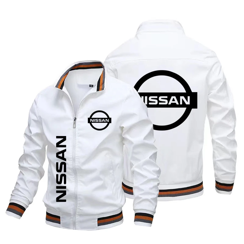 

Новинка 2023, мужская куртка для досуга NISSAN, локомотив с принтом, локомотив для пожилых, гоночный логотип, спортивное локомотивное пальто для отдыха, большой размер
