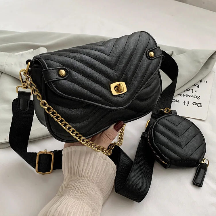 French Texture Popular Girls' Bag 2023 New Trend Net Red Summer Single Shoulder Handbag Advanced Sense Chain Messenger Bag