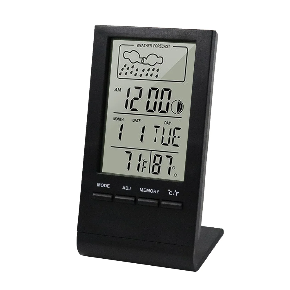 

Gauge Humidity Forecast Indoor Station Mini Thermometer Min Display Digital Clock Weather Value Max Temperature Meter Hygrometer