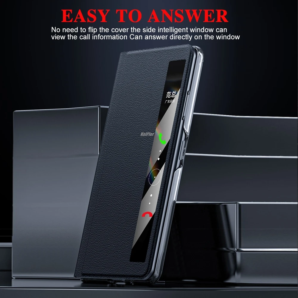 Чехол-книжка из искусственной кожи для Honor Magic V2 RSR оригинальный Магнитный умный