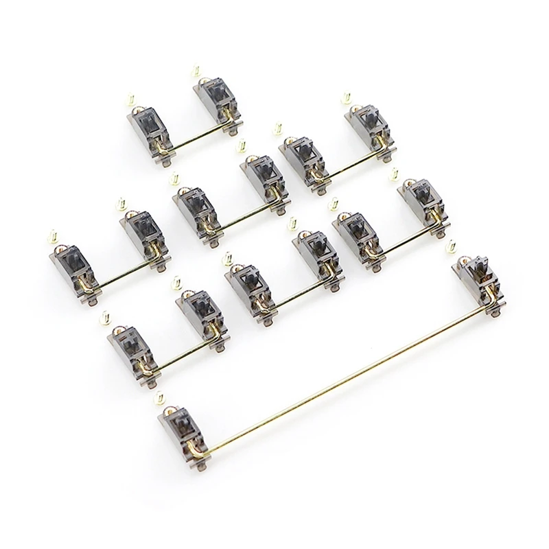 

Pcb Screw in Stabilizer Black Transparent Gold Keycap Stabilizers for Custom Mechanical Keyboard Gh60 Xd64 Xd84 6.25U