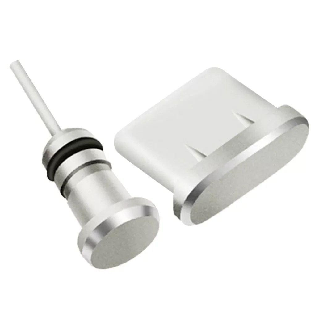 

2PCS/Set Type C Anti Dust Plus For Xiaomi Huawei Samsung Type-C Charging Port Earphone Jack USB Dust Plug Kit