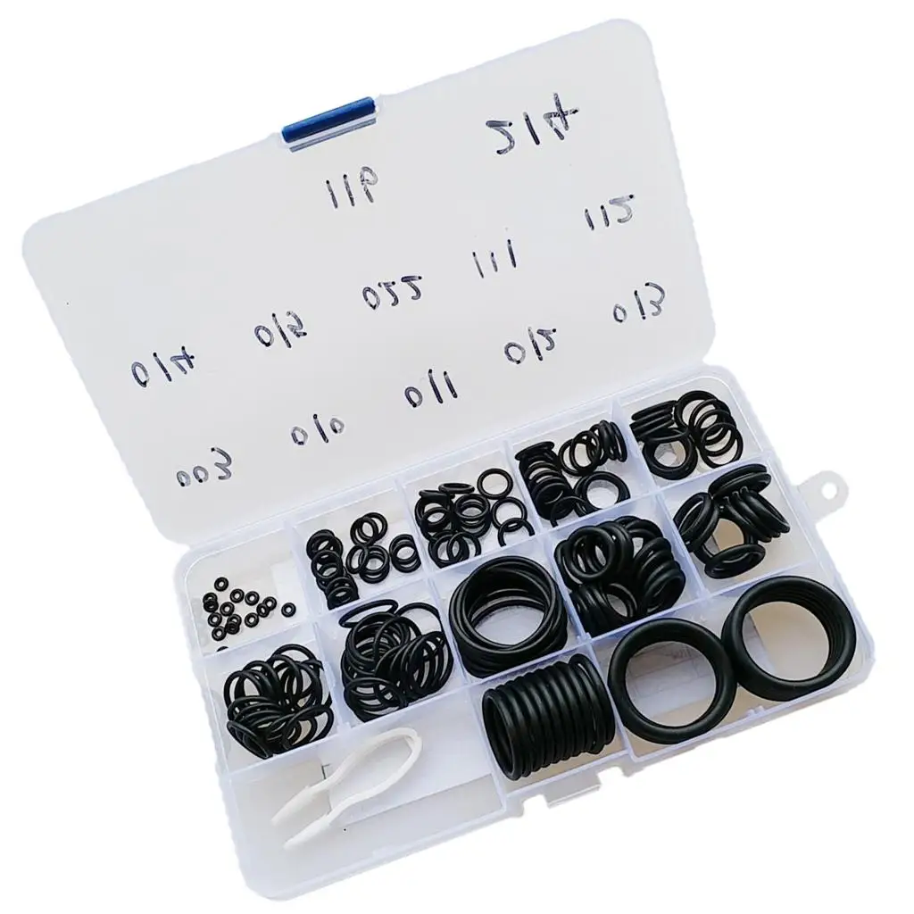 

Set of 170 Rubber Diving O-rings for BCD Regulators, Diving Equipment, Etc.