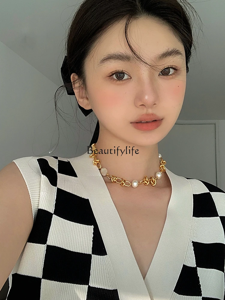 Жемчуг с узлом из французского металла усовершенствованная нишевая конструкция