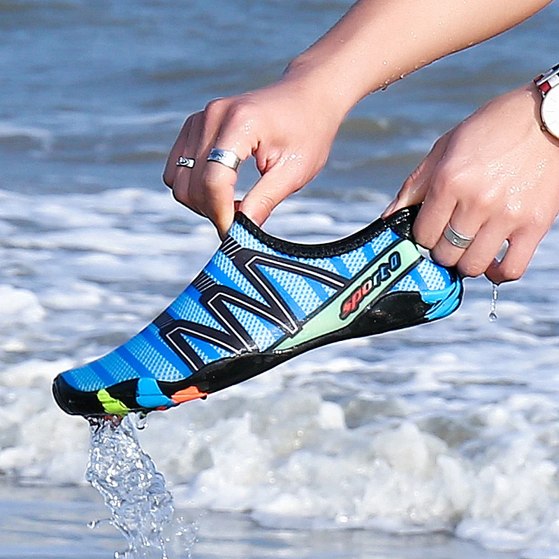 

Size 35-46 Unisex Walking Sneakers Swimming Shoes Seaside Resort Quick-drying Aqua Water Shoes Zapatos Mujer Beach Casual Shoes