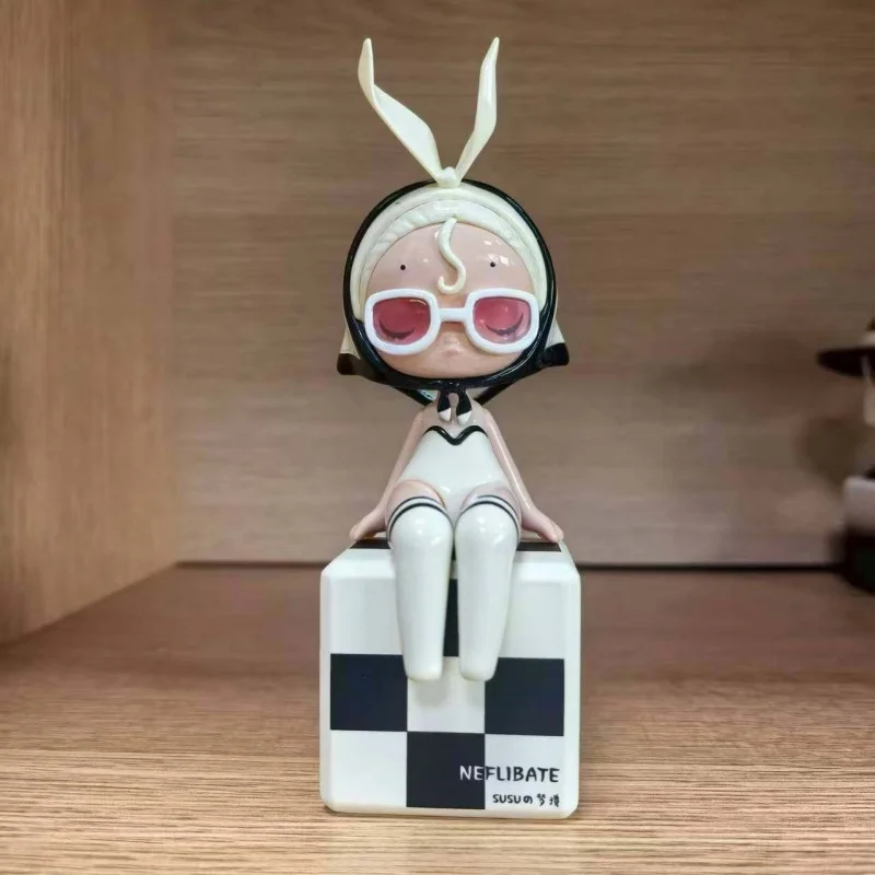 Фото Коллекционная фигурка Sakury Lab Missing U Series 2nd Gen Banna Limited Edition (слепая коробка), милый арт-товар, трендовый подарок, декор №2