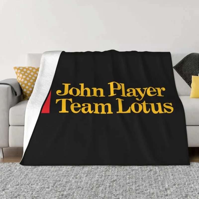 

Jps John Player Special Team Lotus Knitted Blankets Flannel Throw Blanket Autumn/Winter Personalised Lightweight Bedspread