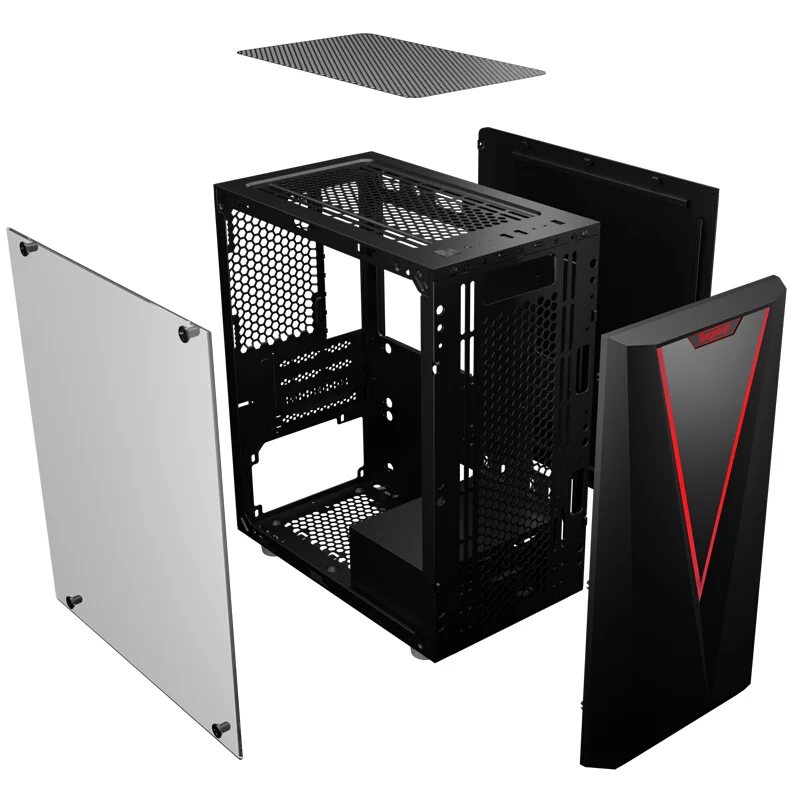 Игровой Настольный ПК IPASON Intel I3 9100F четырехъядерный 8G DDR4 RAM 240G SSD RX550 4G игровой с 1