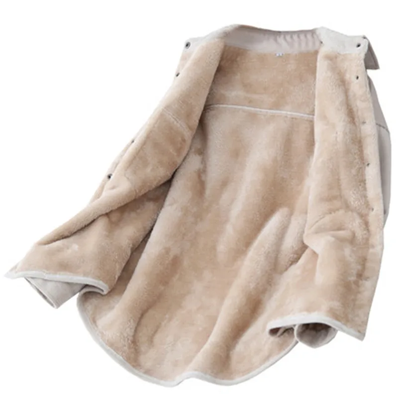 Осенне-зимняя новая плюшевая утолщенная Женская Повседневная Корейская