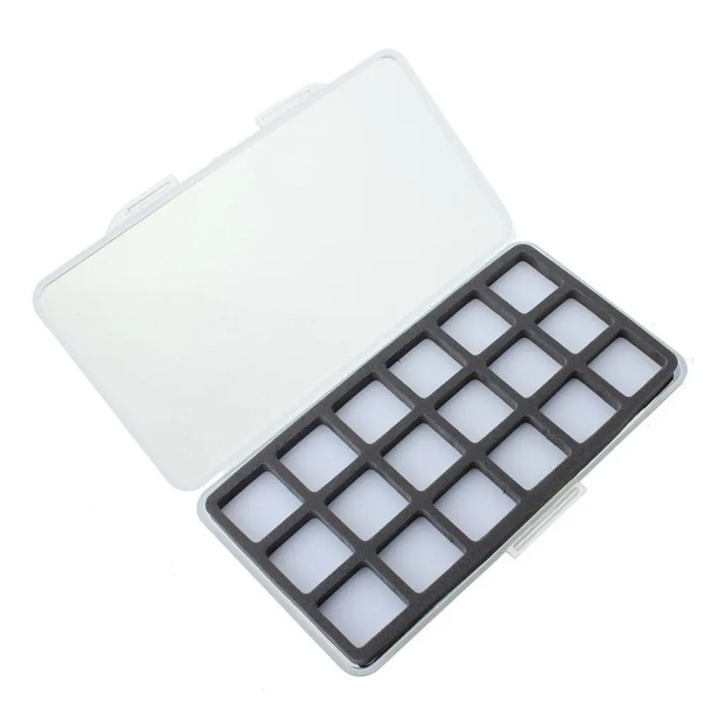 

Multi-Magnetic Compartment Foam Insert Slim Plastic Fly Fishing Box 18 Slots Optional Hook Box Fly Box Fishing Tools Kit