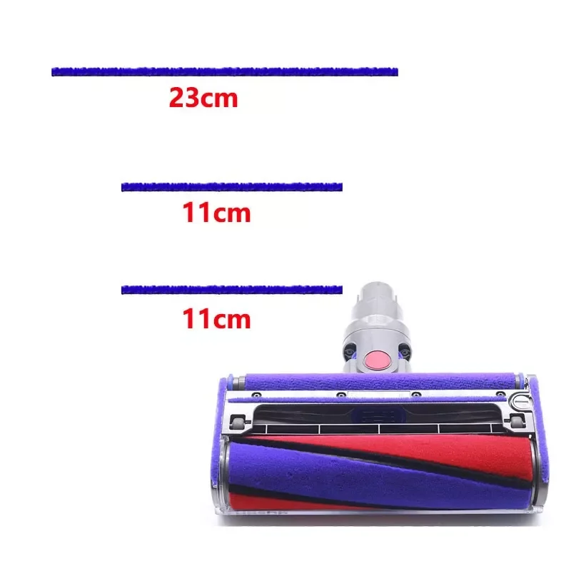 

3Pcs Soft Plush Strips for Dyson V6 V7 V8 V10 V11 Vacuum Cleaner Soft Roller Head Replacement Accessories Parts