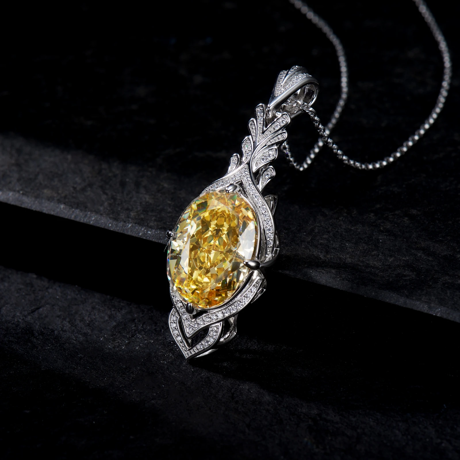 Wong Rain роскошное серебро 925 пробы VVS 3EX 10CT измельченный лед имитация моиссанита