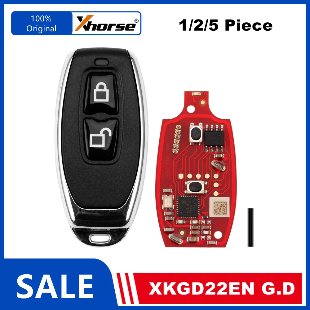 

1/2/5 шт. XHORSE XKGD22EN G.D Style Garage Remote Универсальные ключи второго поколения, замена XKGD12EN, английская версия