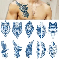 juice tattoo stickers lasts 15 days wholesale herbal semi permanent tattoo stickers for men and women