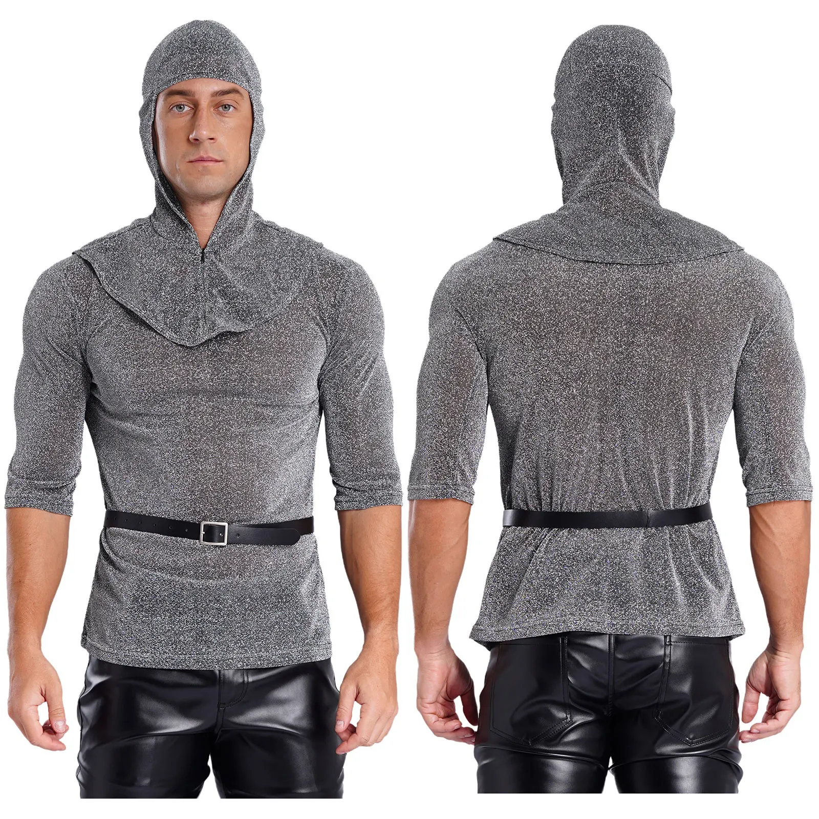 Взрослые мужские костюмы для косплея рыцаря-воина на Хэллоуин крутые парни