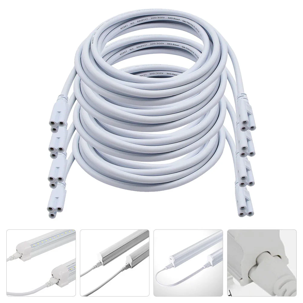 

Tube Led Cable Connector Wire Lamp Connecting Double Integrated Power Cord Light Linkable Cords Extension Tubelight End Dual C