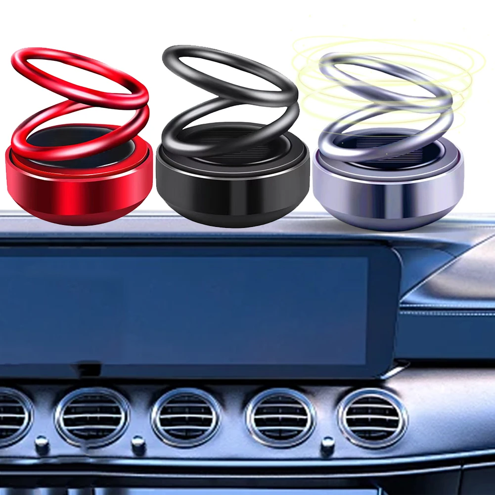 Солнечный автомобильный освежитель воздуха вращающийся диффузор для