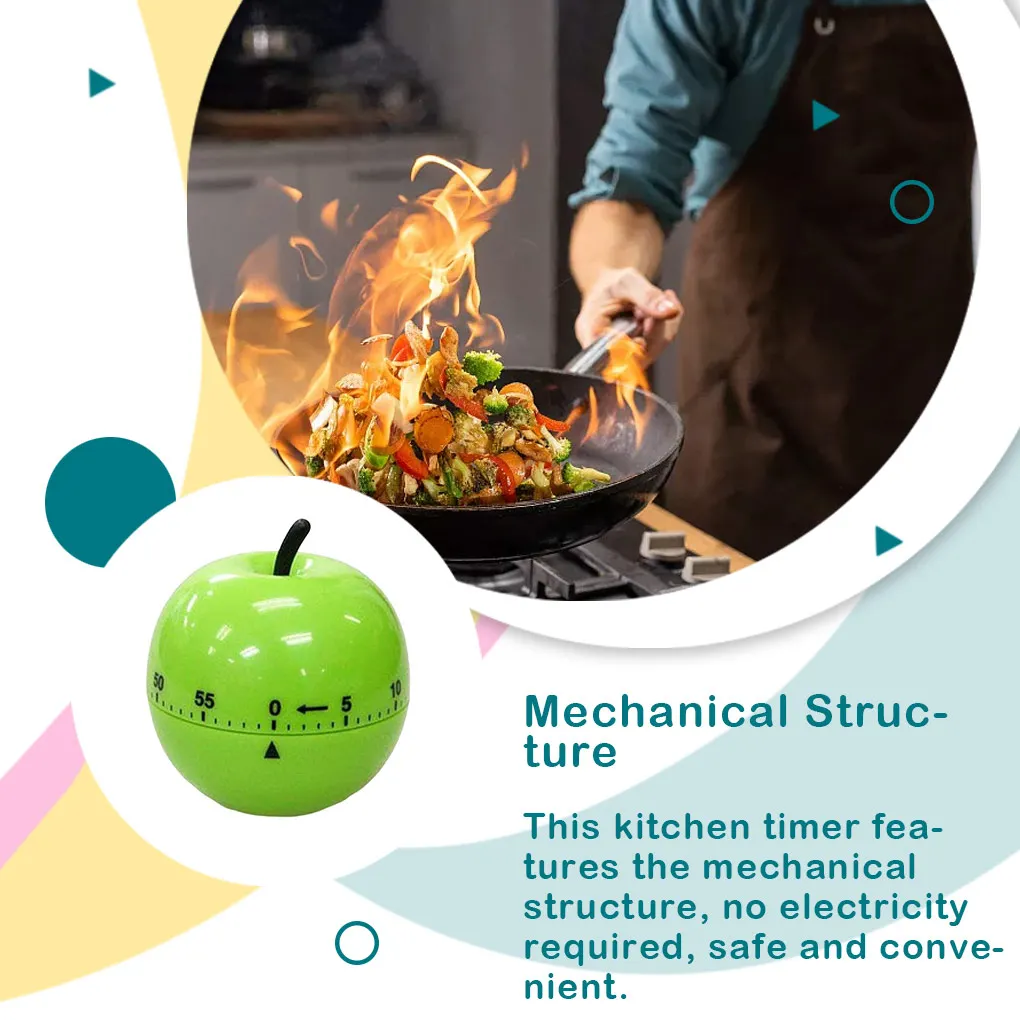 

Кухонный механический таймер с фруктовым тематическим счетным таймером