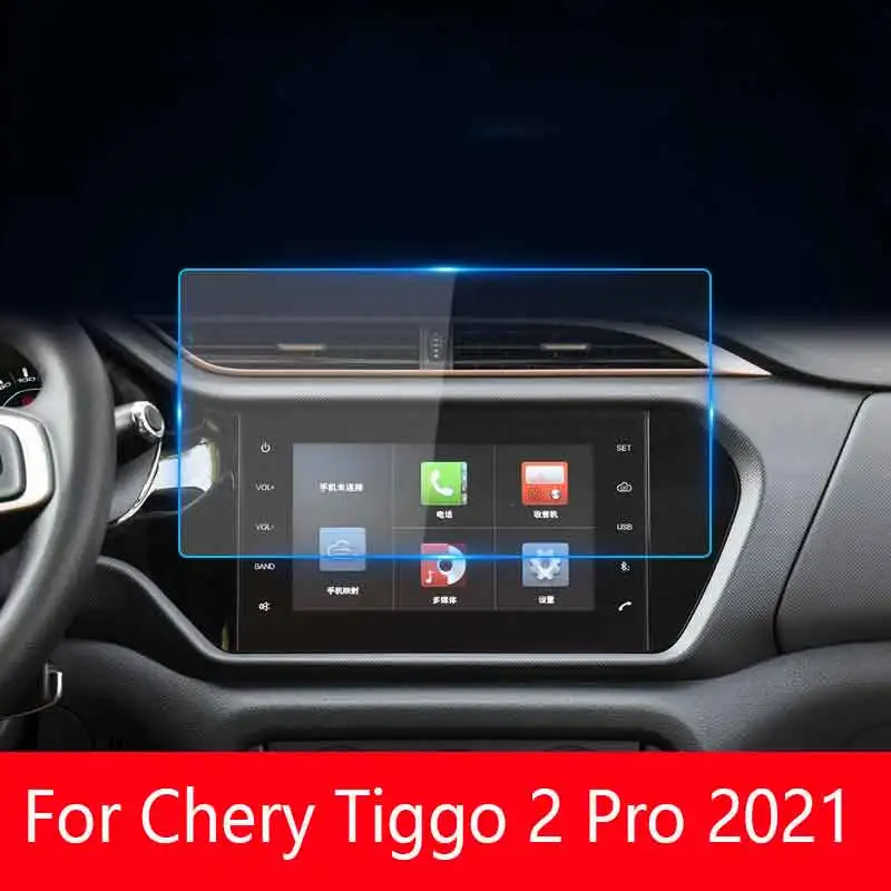 

Защитная пленка для экрана из закаленного стекла для Chery Tiggo 2 Pro 2021, автомобильное радио, GPS-навигация, аксессуары для интерьера