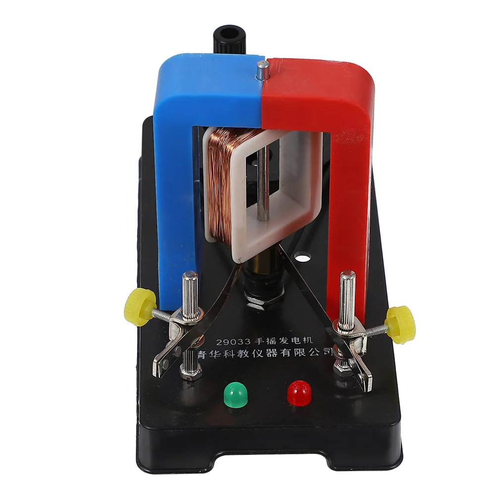 

Hand Generator Physical Electricity Apparatus Equipment Labs DC Student Miniature Kit