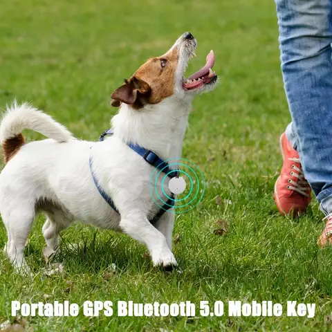 Умное мини-устройство слежения GPS, водонепроницаемый смарт-брелок с защитой от потери, для ключей, кошельков, чемоданов, домашних животных, кошек, собак