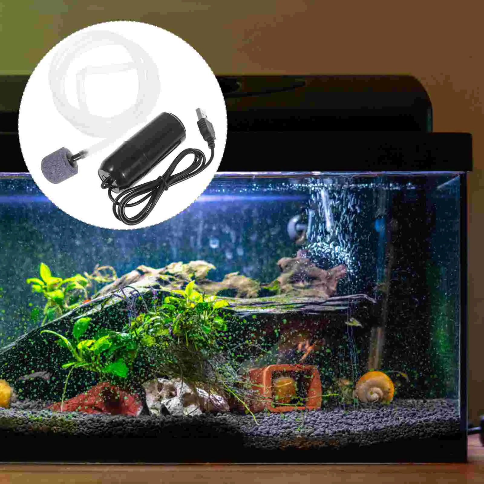 2 комплекта профессиональных USB-аквариумных водяных насосов пластиковых