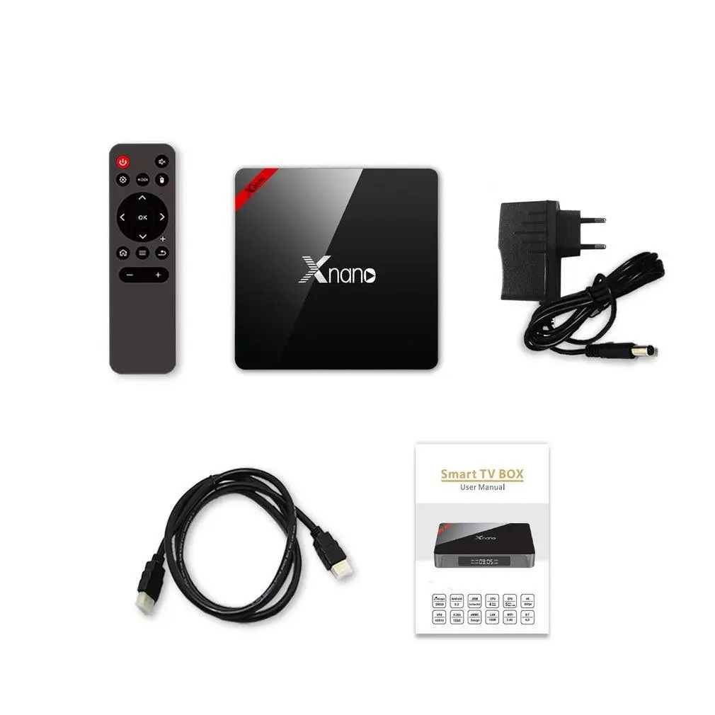 

Android 6.0 Smart TV Box Amlogic S905X 4K Quad Core 2GHz 1G+8G WiFi HDMI Set Top Box Media Player With LED Indicator