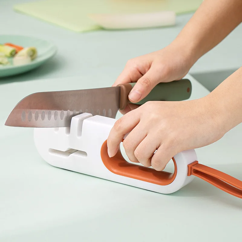 Nordic Style Knife Sharpener Professional Whetstone Kitchen Accessories Multi-tool Home and Kitchen Utensils Scissors Sharp Kit