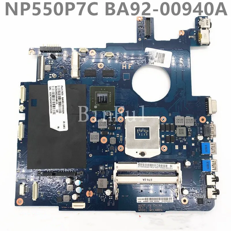 

Оригинальная материнская плата NP550 550P BA92-09940B для Samsung NP550P7C 550P7C, материнская плата для ноутбука DDR3 100%, полностью протестирована