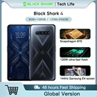 Смартфон Global Verison Black Shark 4 мобильный телефон 6,67 дюймов 8 RAM 128 ГБ 12 Гб RAM 256 ГБ ROM Snapdragon 870 144 Гц E4 AMOLED экран