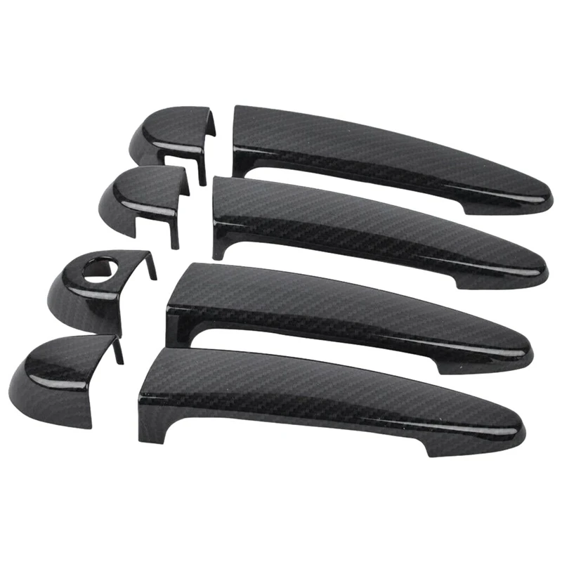 

16X Carbon Fiber Outside Exterior Door Handle Cover For-BMW 1 2 3 4 Series E87 E90 E91 E92 E93 F30 X1 X2 X3 X4 X5 X6 LHD