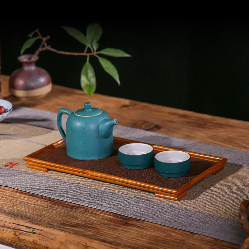 

Large Paint Bamboo Tray Rattan Tea Tray Storage Tray Tray Bamboo Articles Bamboo Products Mei Luzhu