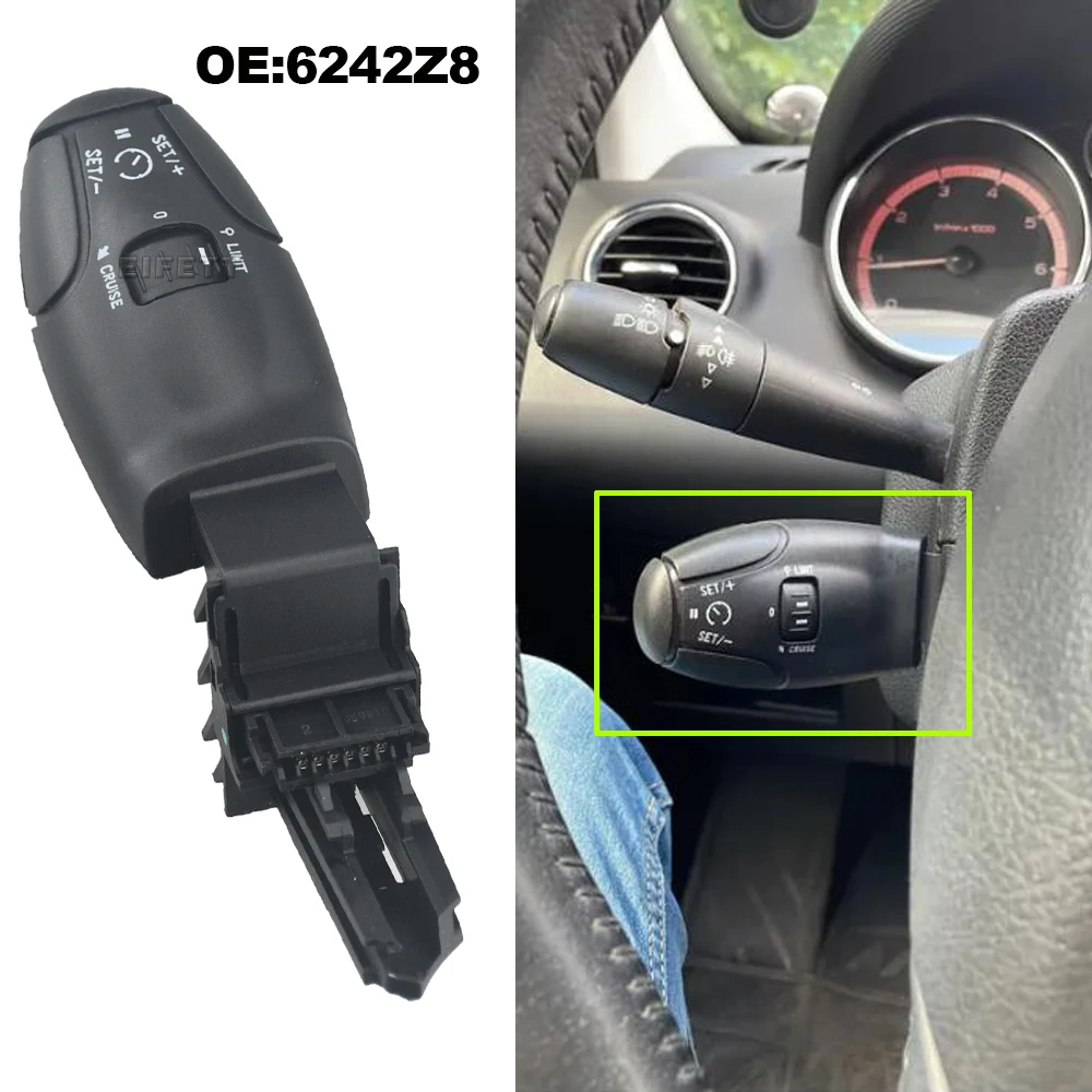 6242.Z8 6242Z8 Автомобильные аксессуары переключатель круиз-контроля для Peugeot 307 308 408 206