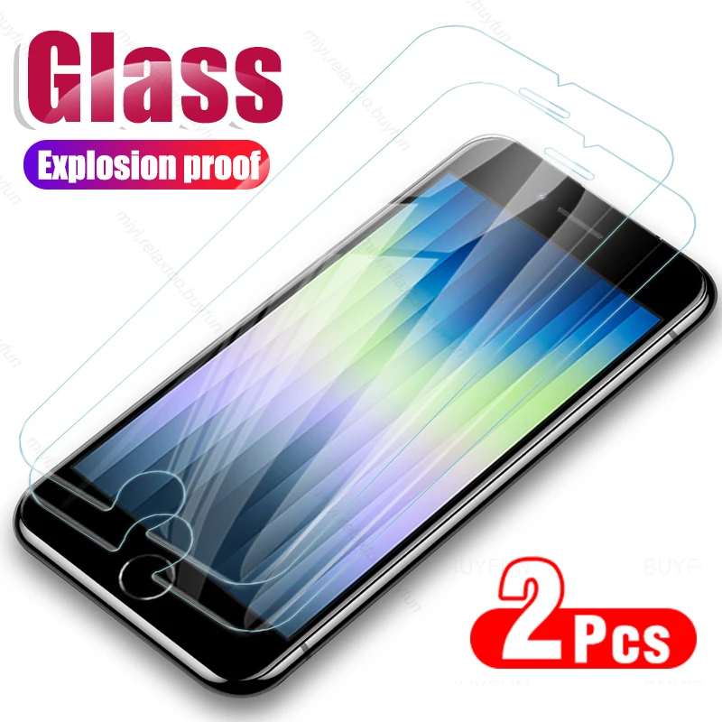 

2PCS Full Screen Protectors Tempered Glass For Iphone Se 2022 Protection Glass Iphone13 I Phone 13 12 Mini 11 Pro Max Film Cover
