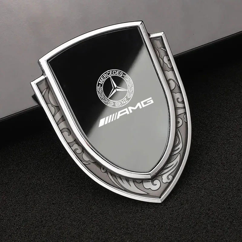 

Автомобильный значок, боковые металлические наклейки на кузов, автомобильные аксессуары для Mercedes AMG W203 W205 W212 W213 W221 W246 CLA GLA GLC CLE